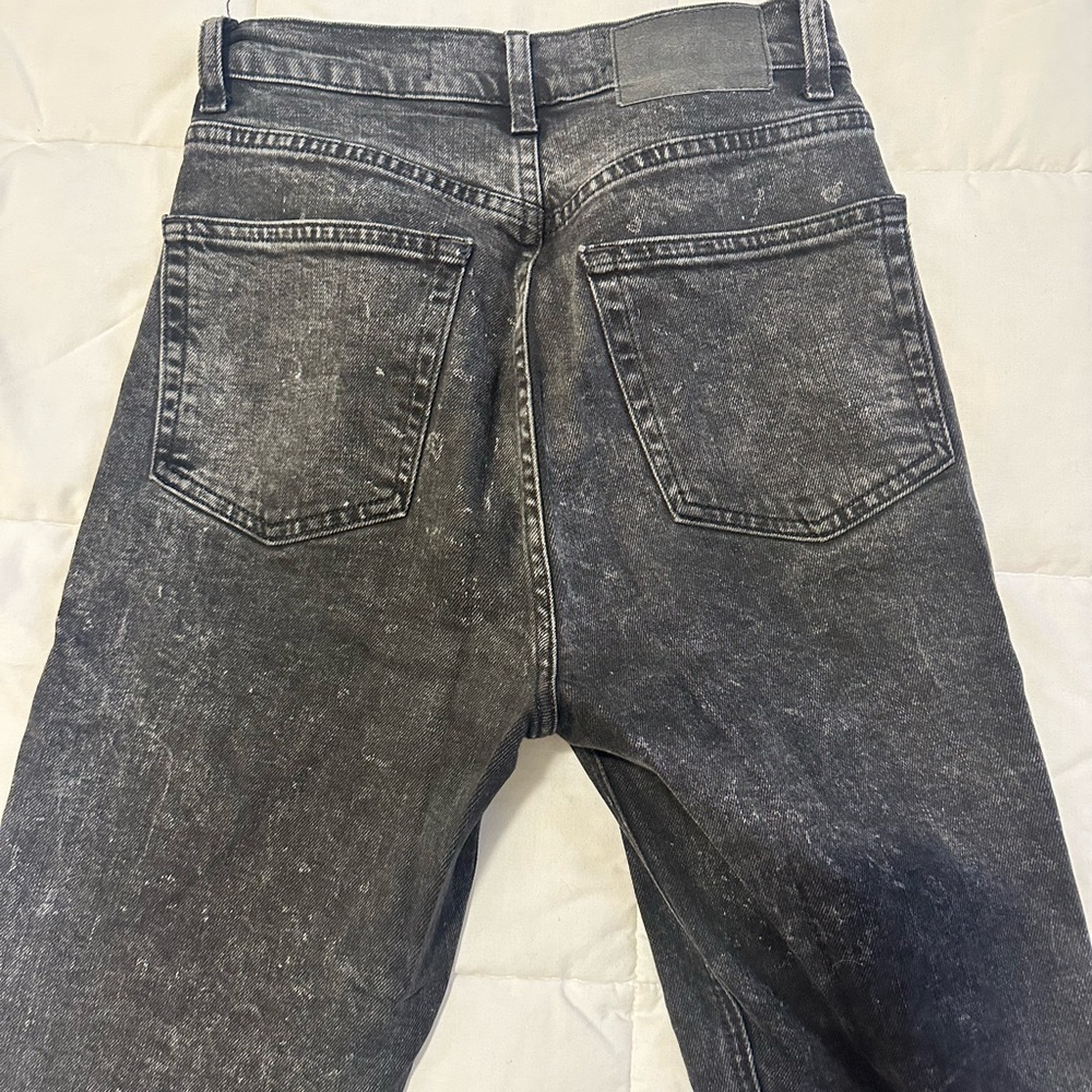 GRLFRN Lowrise Boyfriend Black Denim Jeans